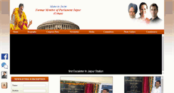 Desktop Screenshot of maheshjoshijaipur.com